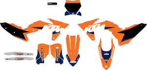 Complete Graphics Kit Orange 