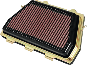 High-flow Air Filter Black, Red