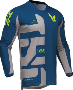 Tricou Enduro Thor Launchmode Forge Blue M, 1, nordicamoto.ro