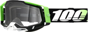 Ochelari 100% Racecraft 2 Kalkuta Lentila clara Green/Black, 1, nordicamoto.ro