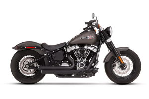 Exhaust System 2-into-2 System For Softail Black