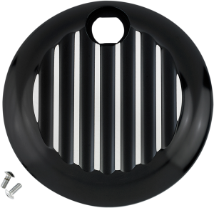 Fuel Door Finned Black Silver Black, Silver, 1, nordicamoto.ro