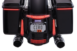 Latitude Taillight And License Plate Mount Black, 3, nordicamoto.ro