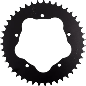 JT SPROCKETS Acél hátsó lánckerék, fekete , nordicamoto.ro