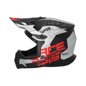 Acerbis Profile gyermek sisak, fekete/piros, T54, 2, nordicamoto.ro