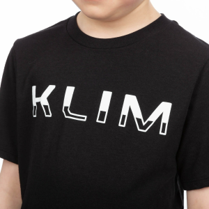 Klim Petrol Tri-blend fekete–fehér gyermekpóló, 2, nordicamoto.ro