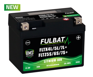 Fulbat lítium motorkerékpár-akkumulátor KTM/HUSQ/GASGAS TBI 24 modellekhez – 3 Ah, nordicamoto.ro