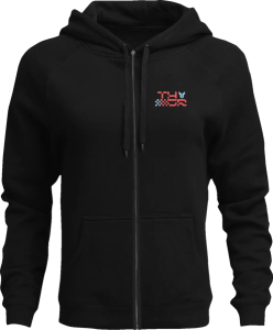 Hanorac Thor Vantage Zip-up Negru XL, 1, nordicamoto.ro
