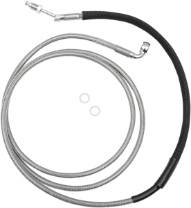 Stainless Steel Hydraulic Clutch Line Black