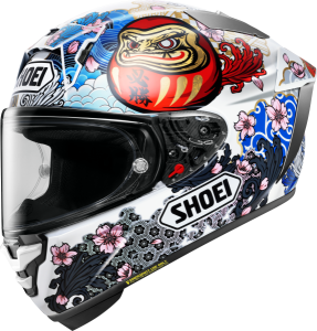 SHOEI X-SPR PRO Marquez Motegi5 TC-6 teljes arcú sisak – Alb