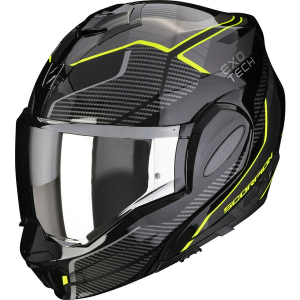 Casca modulara flip-back EXO-TECH EVO ANIMO Negru / Alb XL, 5, nordicamoto.ro