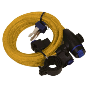 Oxford lopásgátló kábel 1,8 m × 12 mm – arany, 1, nordicamoto.ro