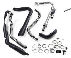 Dual Bung Pro Chamber Headpipes Black, 1, nordicamoto.ro