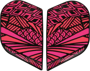 Sideplt Algt Birdstrke Pk Pink ONE SIZE, 1, nordicamoto.ro