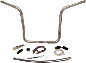 1-1/4(r) Ez Install Round Top Handlebar Kit Silver, 2, nordicamoto.ro