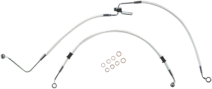 Braided Dot Rear Brake Line Kit Chrome, Sterling Chromite® Ii, 2, nordicamoto.ro
