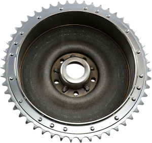 Brake Drum/sprocket Set Shovelhead Chrome