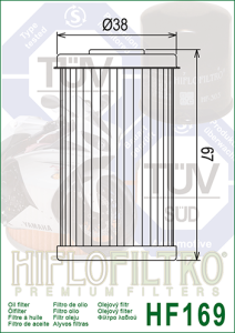Filtru ulei DAELIM VL/VS125 Hiflofiltro HF169, 2, nordicamoto.ro