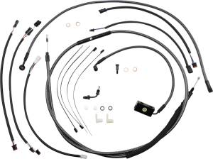 Karbonfibr Designer Handlebar Installation Kit Silver, 1, nordicamoto.ro