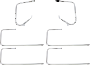 Saddlebag Guard/side Rail Kits Silver, 2, nordicamoto.ro