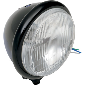 14,5 Cm (5-3/4(r)) Headlight Assembly Gloss Black