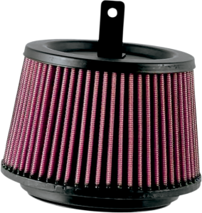 High Flow Air Filter Black, Red