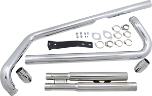 Speedster Slashdown Exhaust System Chrome, 1, nordicamoto.ro