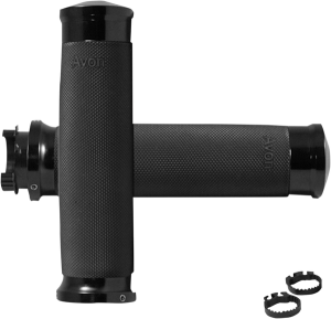 Custom Contour Grips Black, 1, nordicamoto.ro