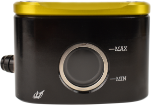 Halo Fluid Container Gold, Anodized