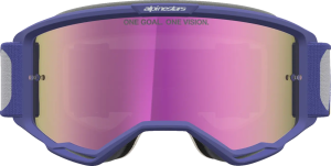 Alpinestars Vision 5 Drag vörös/lila/színezett lencsés védőszemüveg, 4, nordicamoto.ro