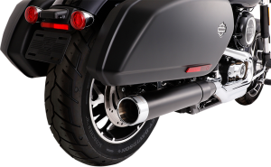 Muffler Slip-on 4(r) For Softail Sport Glide Black, 2, nordicamoto.ro