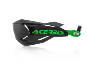 Acerbis X-FACTORY kormányvédő, fekete/zöld, 1, nordicamoto.ro