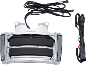 Led Lighted License Plate Frame Chrome, 1, nordicamoto.ro