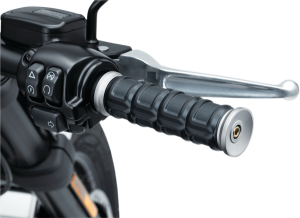 Dillinger Handlebar Grips Silver, 1, nordicamoto.ro