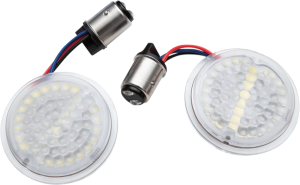 Universal Turn Signals Amber, White, 2, nordicamoto.ro