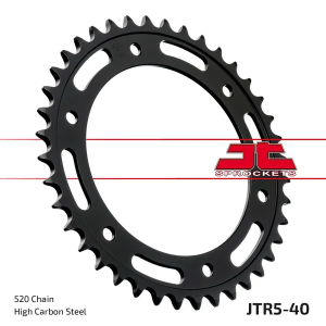 JT SPROCKETS hátsó lánckerék, fekete 