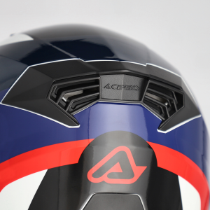 Acerbis Rider Graphic felhajtható sisak, fehér/kék/piros, S méret, 4, nordicamoto.ro