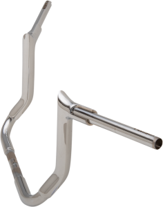 1-1/2(r) Ez Install Pointed Top Handlebar Silver, 1, nordicamoto.ro