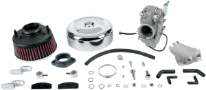 Hsr45 Smoothbore Carburetor Kit 45-4x Natural, Chrome