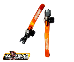 Fm-Parts gyártmányú narancssárga összecsukható kormánykészlet a 2008–2014-es KTM modellekhez, 4, nordicamoto.ro