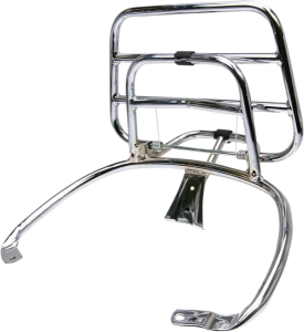 Rear Folding Luggage Rack Silver