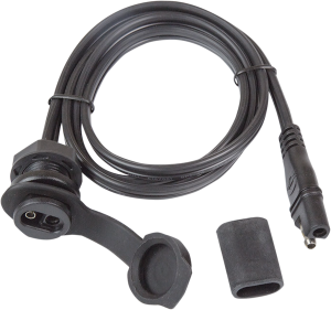 Weatherproof Sae Thin Panel Mount Socket O-40 Black