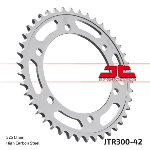 JT SPROCKETS hátsó lánckerék, természetes színű 