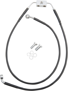 Extended Length Black Vinyl Brake Line Kit Black