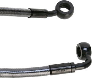 E-z Align Dot Braided Single Disc Front Brake Line Black, Black Pearl, 3, nordicamoto.ro