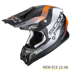 Scorpion Exo VX-16 Air Soul sisak, fekete/narancssárga, nordicamoto.ro