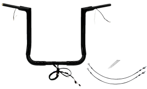 Plug & Play Ez Install 1-1/2(r) Flat Top Handlebar Kit Black