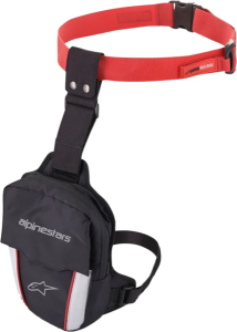 Alpinestars Acces lábvédő, fekete/piros, nordicamoto.ro