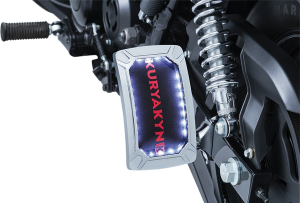 Nova Curved License Plate Mount Chrome, 1, nordicamoto.ro