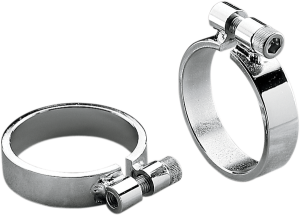 Super Exhaust Port Clamps Chrome